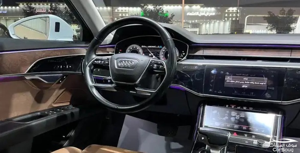 اودي A8Lفل كامل وارد سعودي جنط مقاس كبير موديل 2019